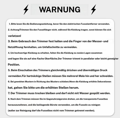 Norix™ LintPro – Elektrischer Fusselrasierer Rosa